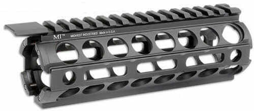 Midwest Industries AR-15 M-Series Drop In Mid-Length Handguard M-LOK Aluminum Black MI-18M-BLK
